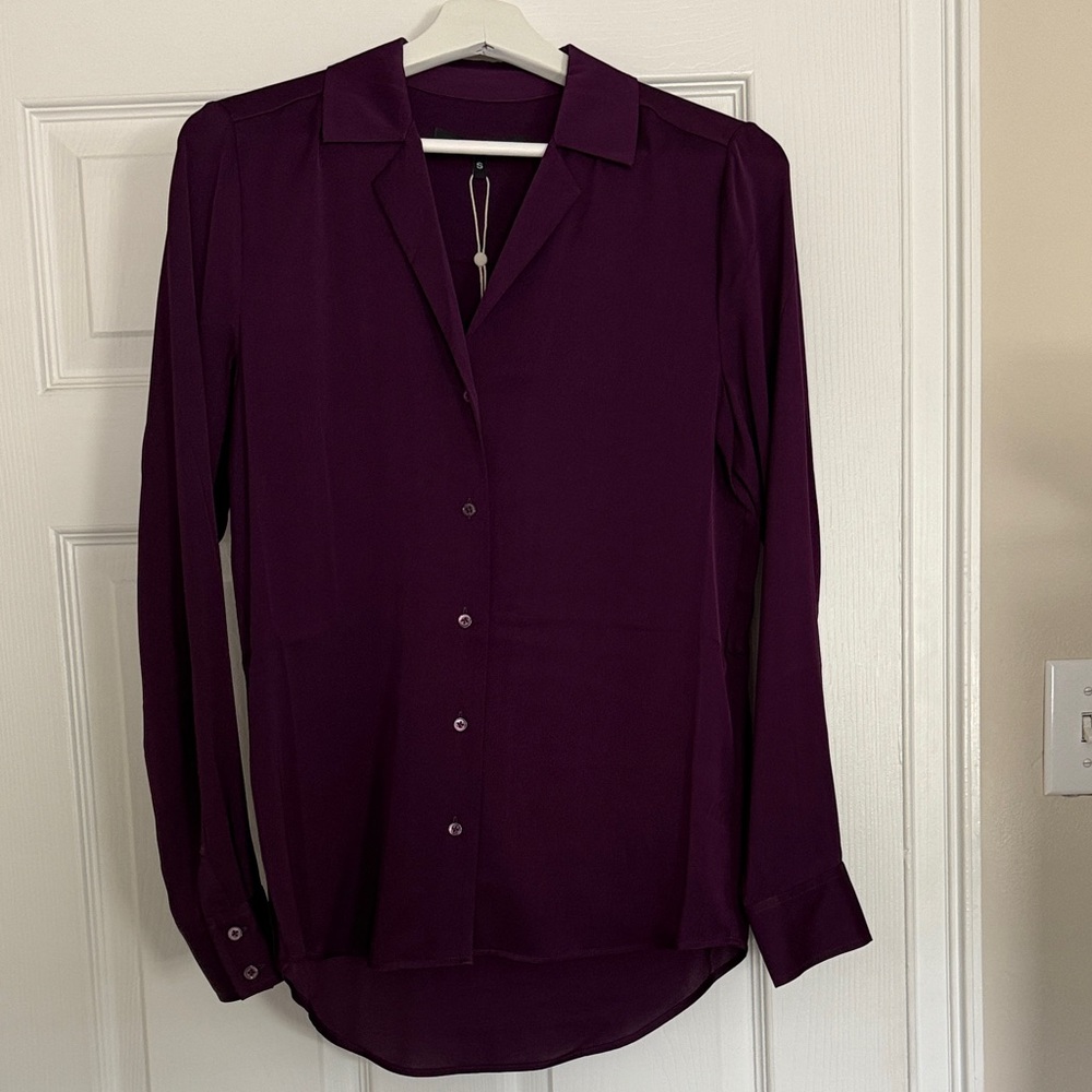 Quince Silk button down